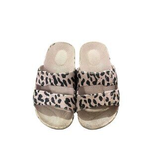 FREEDOM MOSES Girls Sandals Animal Print 24/45 Leopard Slip On